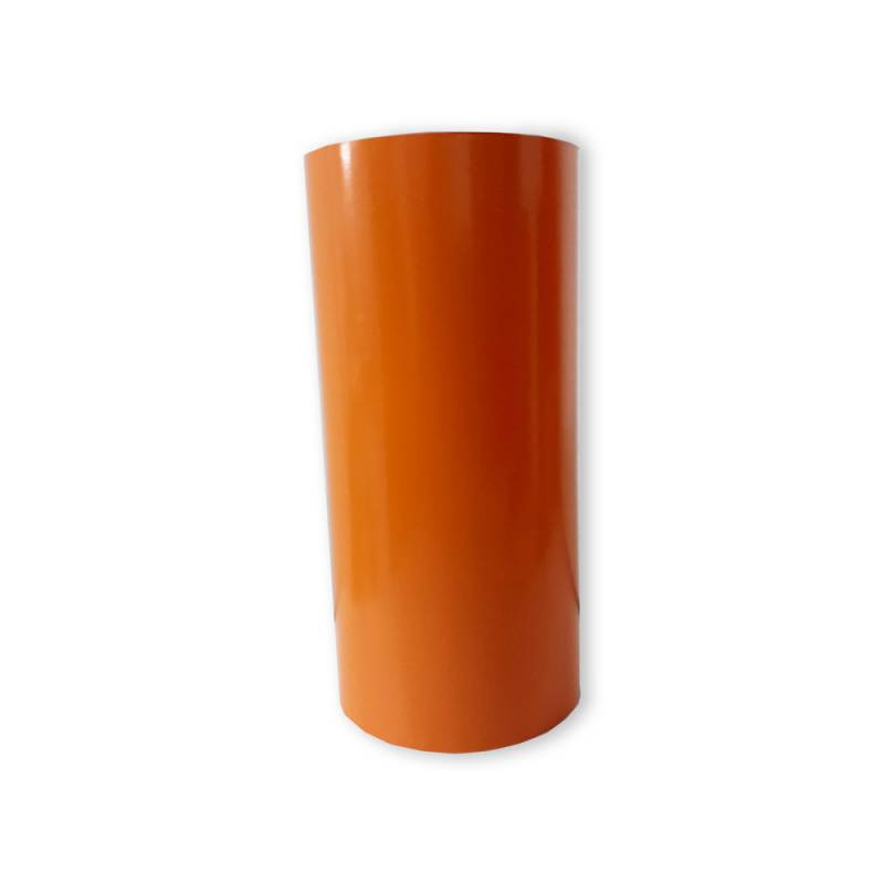 Vinilo Decorativo Autoadhesivo Brillante Rollo de 30cm de ancho por metro lineal - Color: Naranja Claro