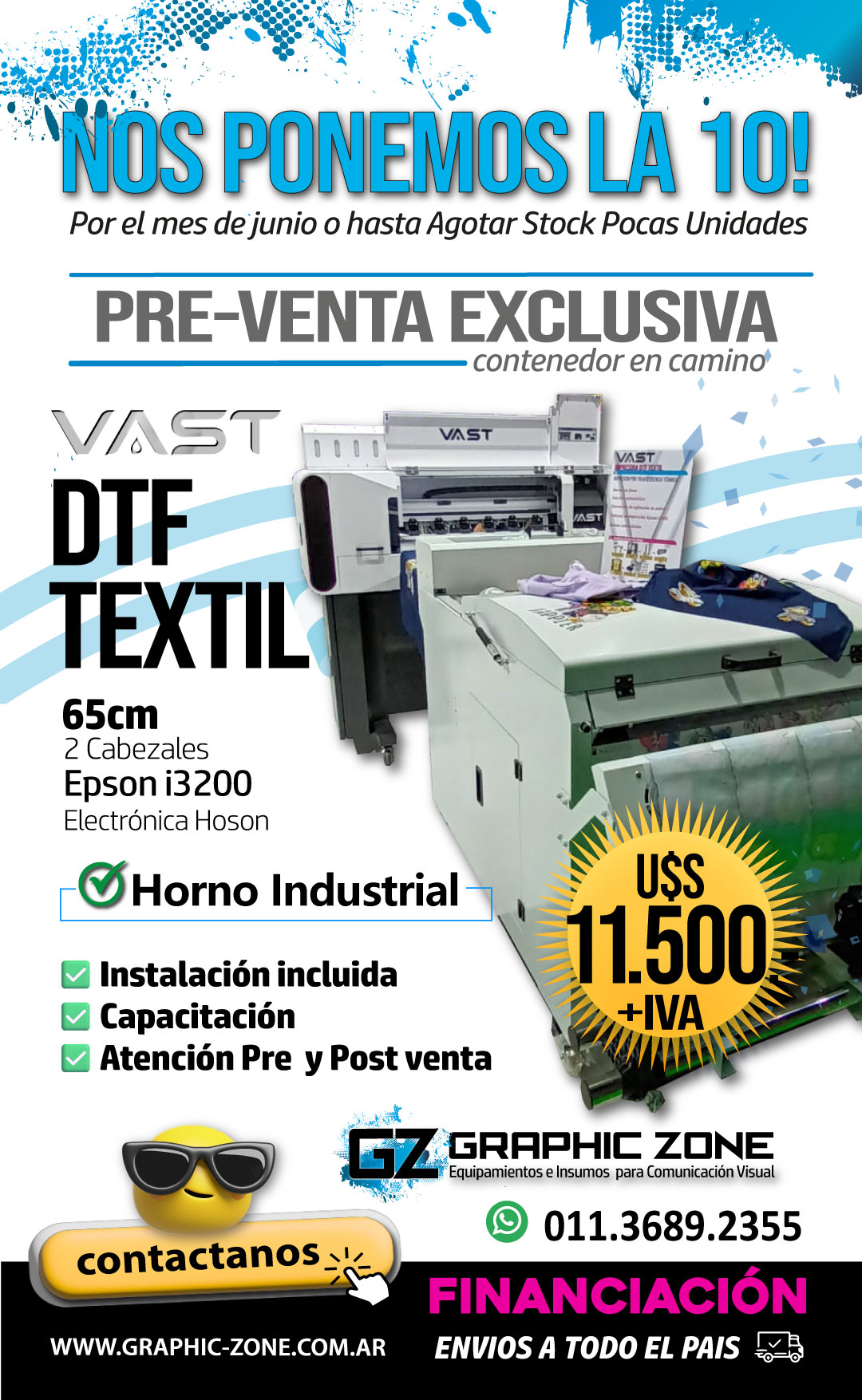 DTF TEXTIL PREVENTA