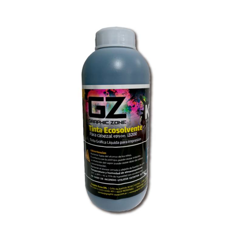 GZ Eco Solvente 1Lt Negro 3 años
