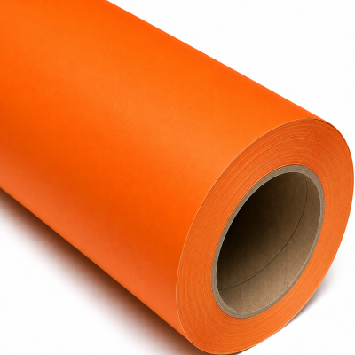 Rollo Vinilo de Corte Mate 61 cm x 50 mts NARANJA