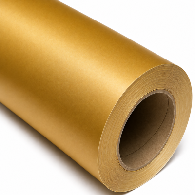 Rollo Vinilo de Corte Mate 61 cm x 50 mts DORADO