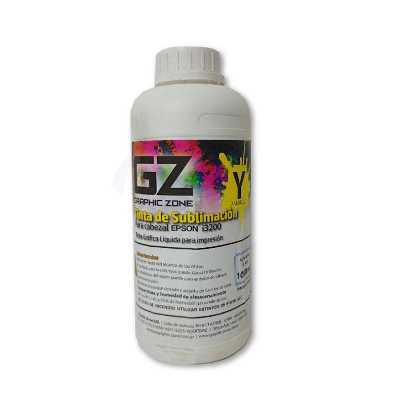 GZ Sublimacion Amarillo 1Lt