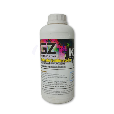 GZ Sublimacion Negro 1Lt