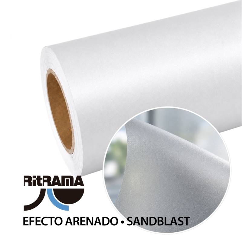 Rollo Vinilo Esmerilado RITRAMA 152cms de ancho Rollo 50mts
