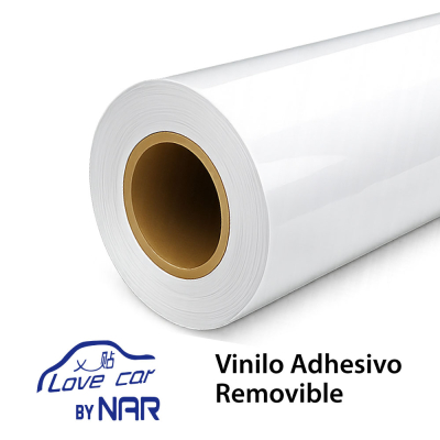 Vinilo LOVECAR PRO REMOVIBLE. Base Gris. 3 años.100 mic