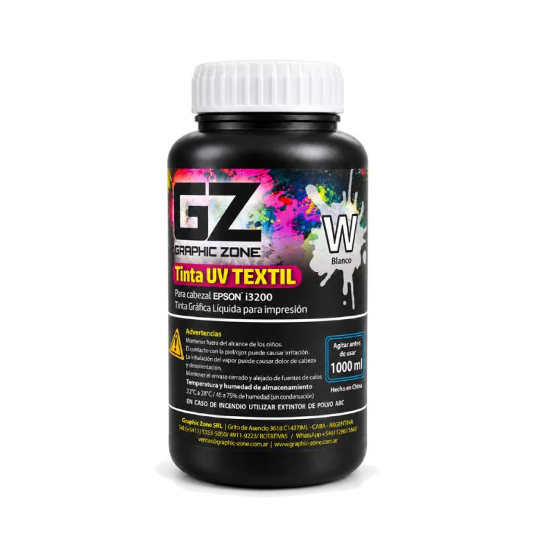 GZ UV TEXTIL 1Lt Blanco