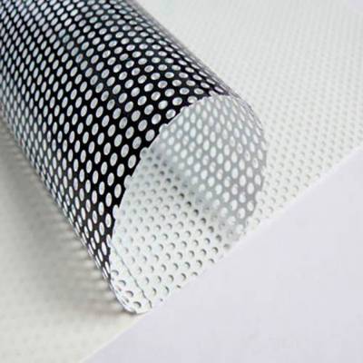 Vinilo Microperforado 140mic 1.6mm hoyo 1,52mts ancho