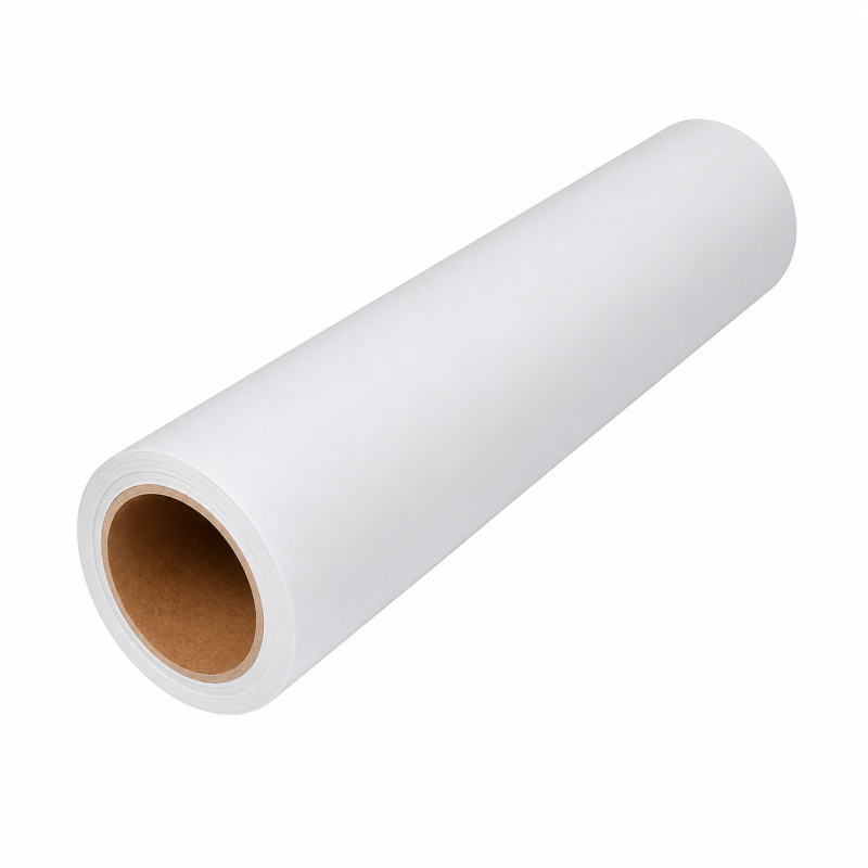 Vinilo Transparente Matte 80 mic liner 120gr 1,06mt x 50mts