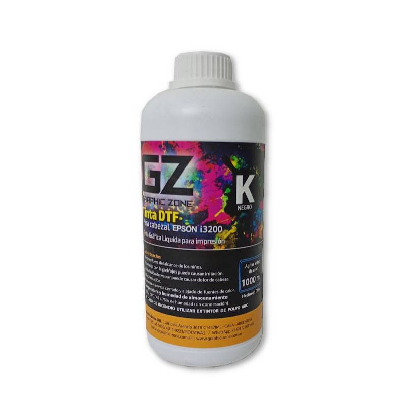 GZ DTF Textil 1Lt Negro