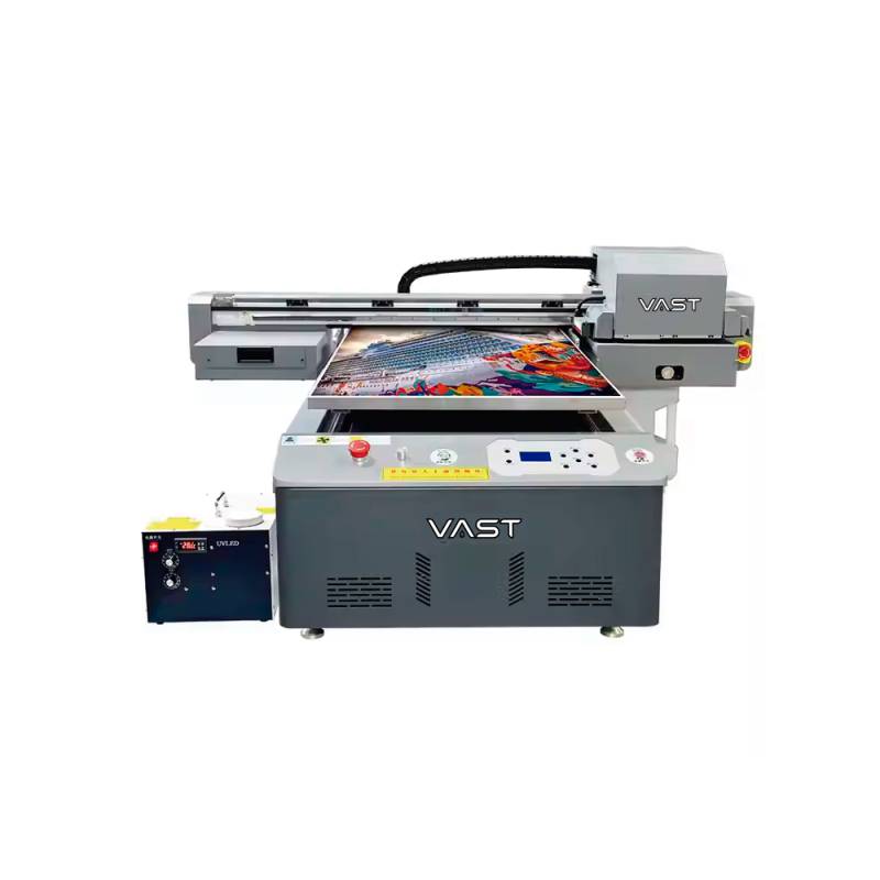 Impresora VAST CAMA PLANA UV 60 x 90 cms con i3200 x 2 con Soft y dispositivo de rotacion.