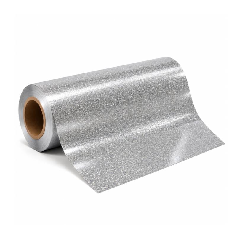 UV TEXTIL Purpurina Plata 61cm x 25 mts TPU
